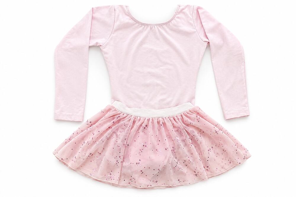 Eurotard Pink Ballet Leotard Capezio Skirt Girls Intermediate Sz 6 Dance Set